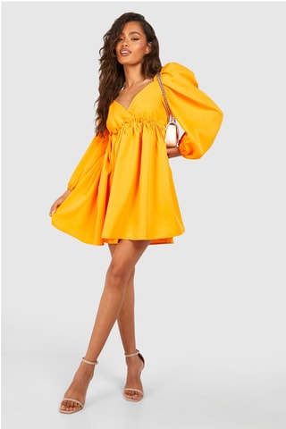 Robe patineuse - Orange