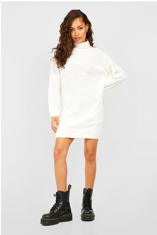 Robe pull - Crème