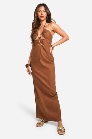 Robe longue - Marron