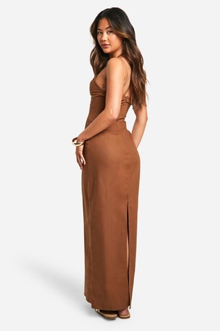 Robe longue - Marron