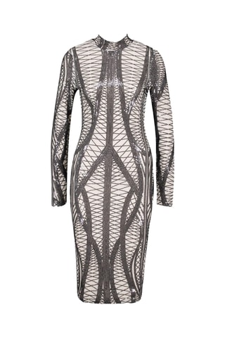Robe midi - Gris