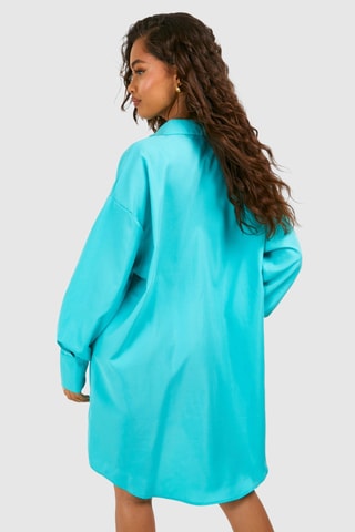 Robe chemise - Turquoise