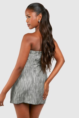 Robe bustier - Gris