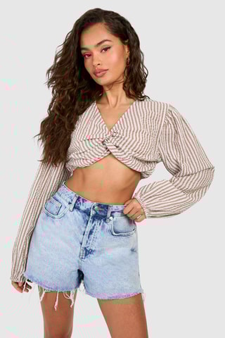 Crop top - Beige