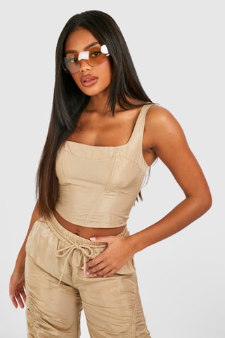 Crop top - Beige