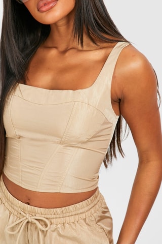 Crop top - Beige