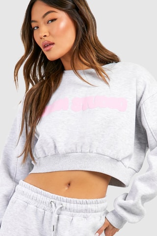 Sweat court et pantalon - Gris