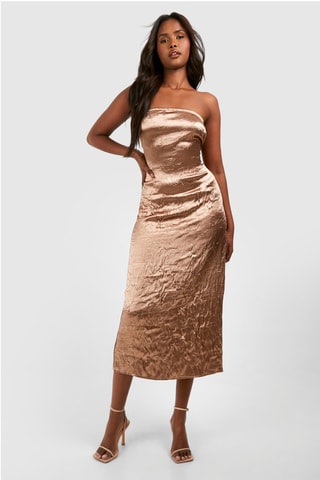 Robe bustier - Marron