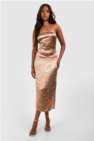 Robe bustier - Marron