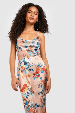 Robe midi - Doré