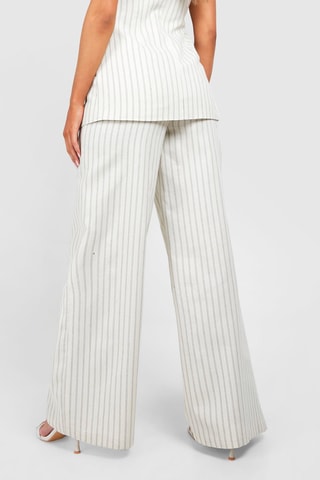 Pantalon wide legs - Ivoire