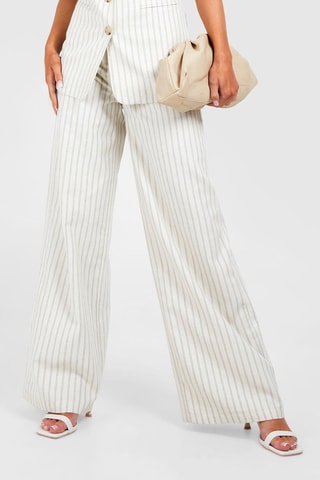 Pantalon wide legs - Ivoire
