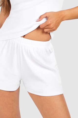 Short taille haute - Blanc