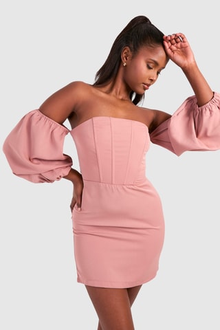 Robe bustier - Rose