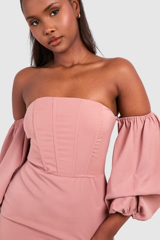Robe bustier - Rose
