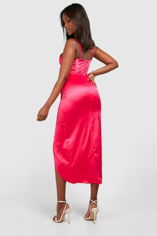 Robe midi - Rose