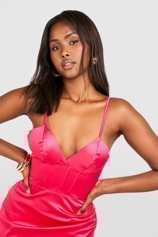 Robe midi - Rose