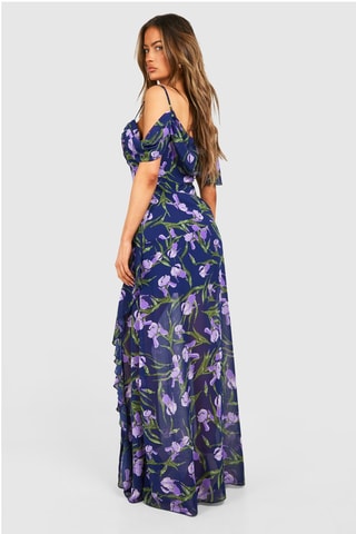 Robe longue - Bleu