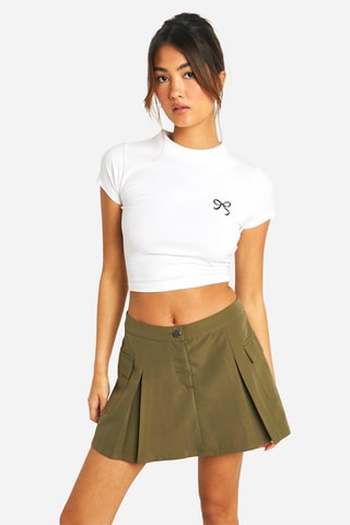 Jupe-short - Kaki