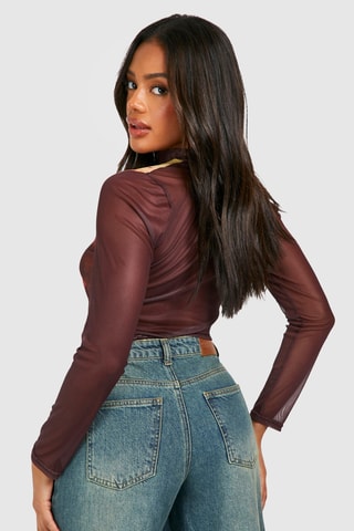 Crop top - Marron
