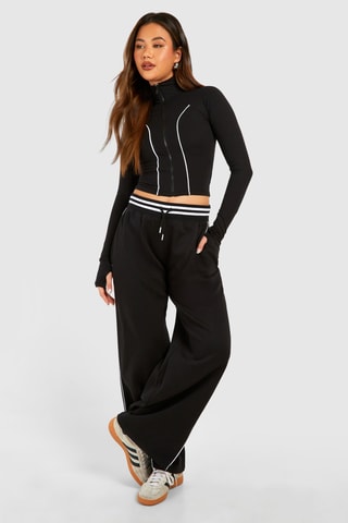 Sweat court et pantalon - Noir