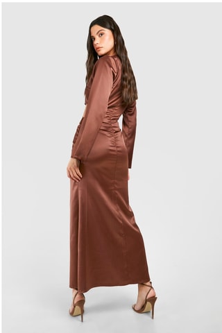 Robe longue - Marron