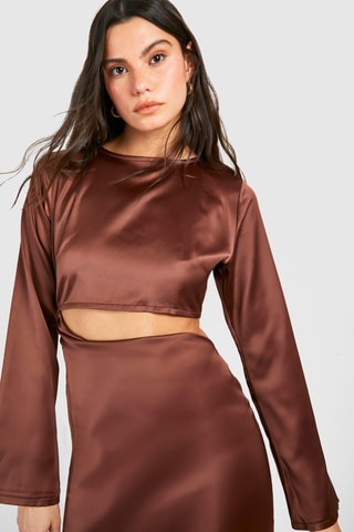 Robe longue - Marron