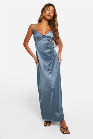 Robe longue - Bleu