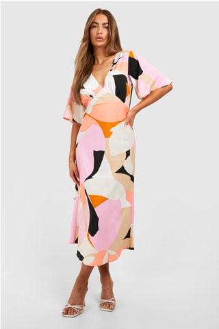 Robe midi - Rose