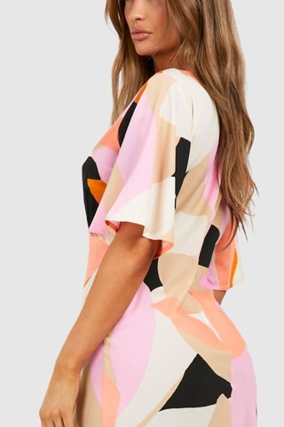 Robe midi - Rose