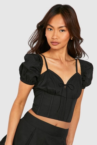 Crop top - Noir