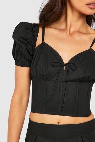 Crop top - Noir