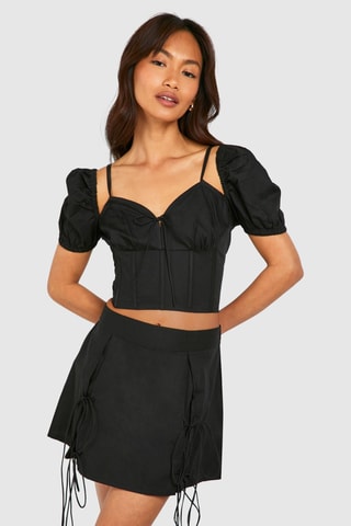 Crop top - Noir