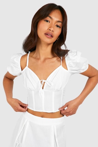 Crop top - Blanc