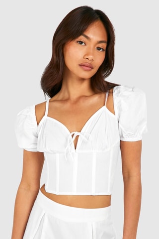 Crop top - Blanc