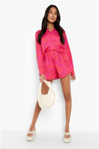 Chemisier et short - Corail
