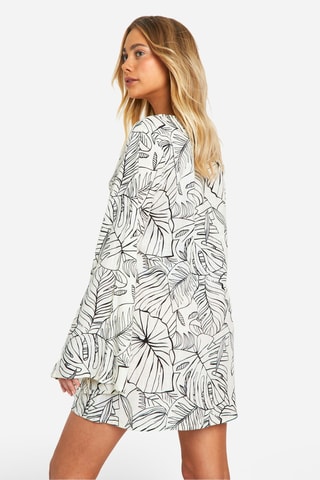 Robe patineuse - Blanc et noir