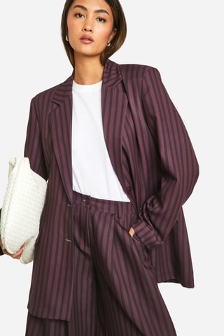Pantalon wide legs - Marron