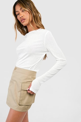 Minijupe - Beige