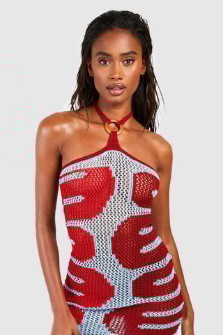 Robe de plage - Marron