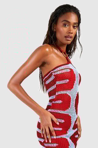 Robe de plage - Marron