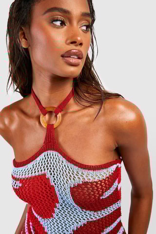 Robe de plage - Marron