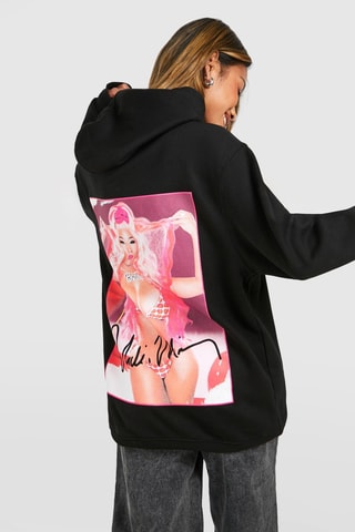 Sweat oversize à capuche - Noir