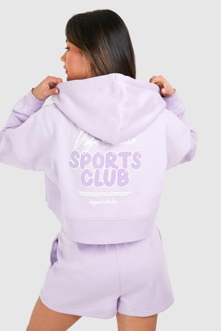 Sweat à capuche - Lilas