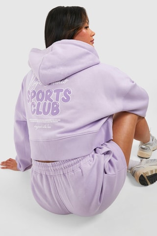 Sweat à capuche - Lilas