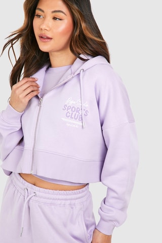 Sweat à capuche - Lilas