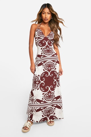 Robe longue - Marron