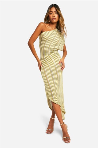 Robe asymétrique - Vert clair