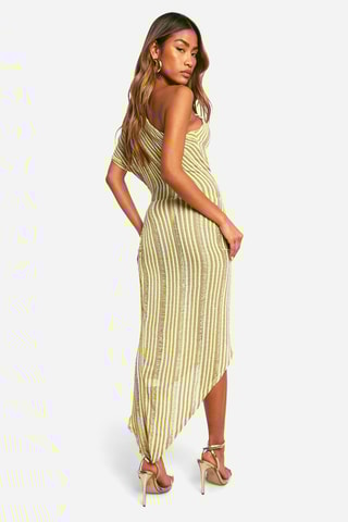 Robe asymétrique - Vert clair