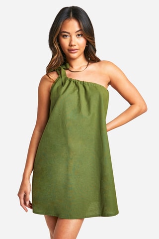 Robe asymétrique - Kaki